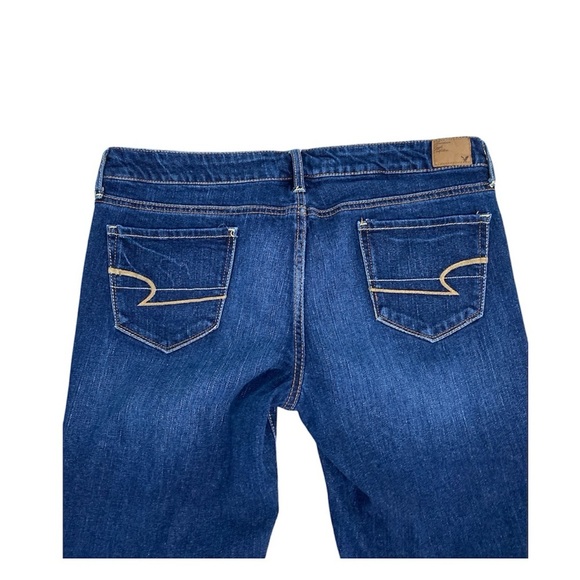 American Eagle Woman’s Skinny, Raw Hem,  Jeans, Size 14 Long - Picture 4 of 7